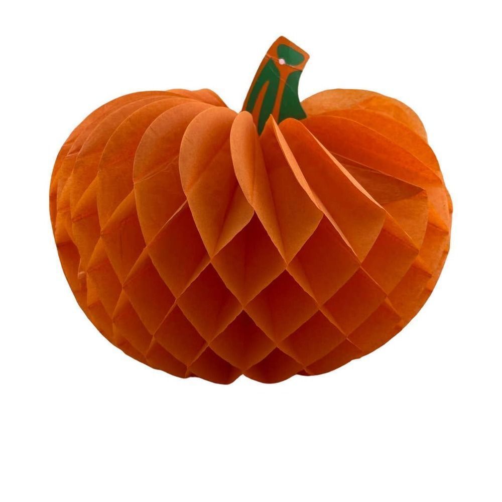 Vintage The‎ Beistle Co Made In USA Halloween Thanksgiving Paper Folding Pumpkin
